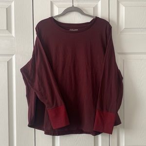 Two-toned Long Sleeved Tee
